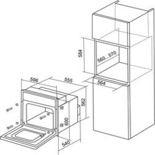 Духовой шкаф De luxe 6006.03 эшв 011