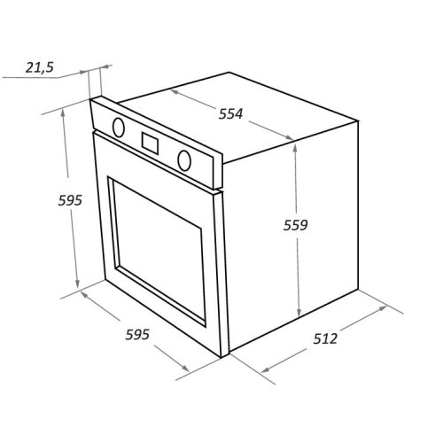 Духовой шкаф Maunfeld EOEFG 566RIB MT
