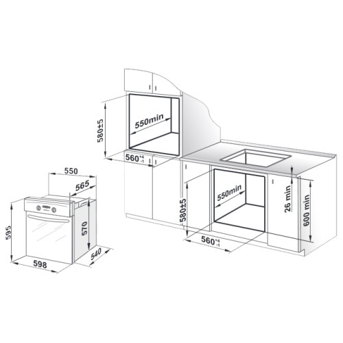 Духовой шкаф Gefest ДА 602-02 К62