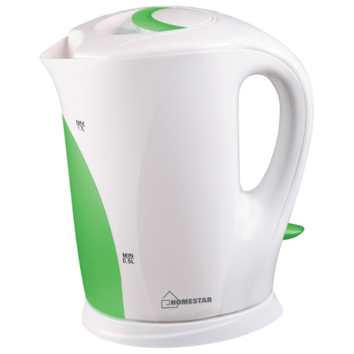 Чайник Homestar HS-1004 (1,7 л) бело-зеленый