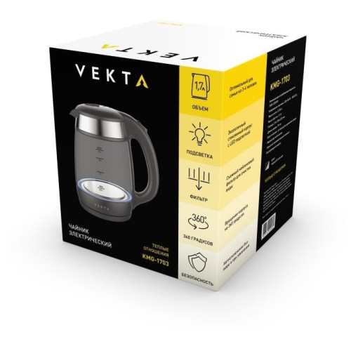 Чайник VEKTA KMG-1703 Черный