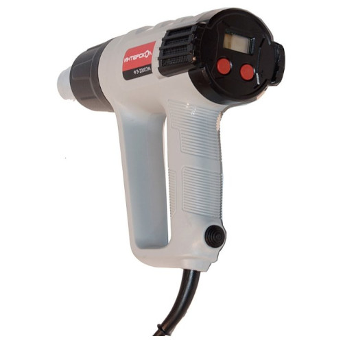 Фен Интерскол ФЭ-2000 ЭМ Термопистолет мощность 2000 Вт;, температура 50-650°C, вес 0,93 кг.
