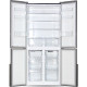 Холодильник GiNZZU NFK-510 черное стекло