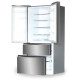 Холодильник GiNZZU NFK-570X Steel 536л. стальной