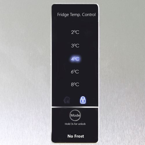 Холодильник GiNZZU NFK-505 Steel