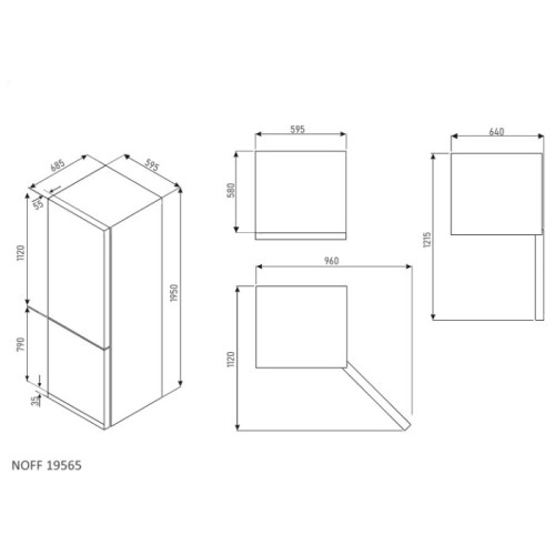 Холодильник Kuppersberg NOFF 19565 C