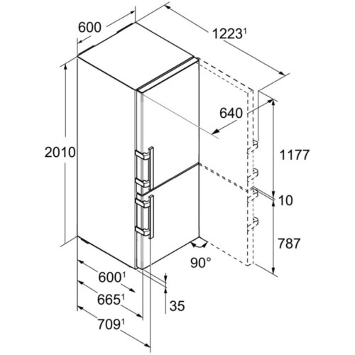 Холодильник Liebherr CBNbs 4835