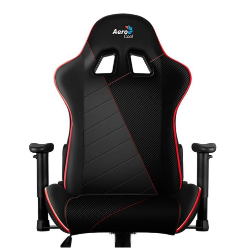 Игровое кресло Aerocool AC110 AIR Black Red черно-красное