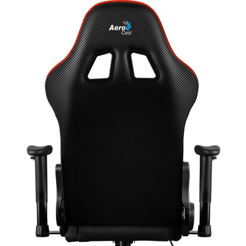 Игровое кресло Aerocool AC110 AIR Black Red черно-красное