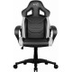 Игровое кресло Aerocool AC60C AIR-BW черно-белое