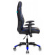 Игровое кресло Бюрократ VIKING-3/BL+BLUE черный/синий