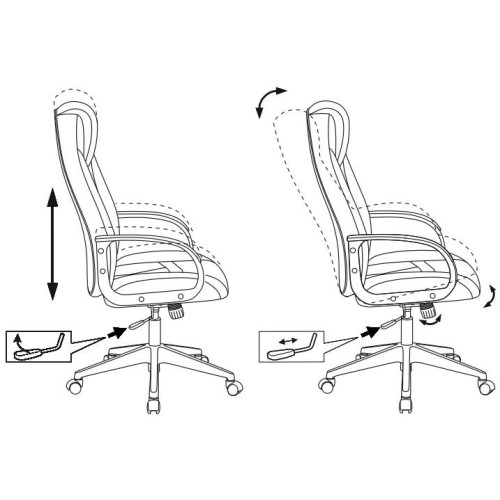 Игровое кресло Бюрократ VIKING-8N/BL-RED черный/красный