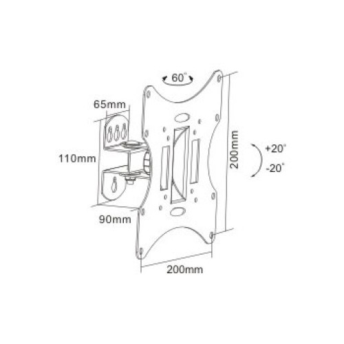 Кронштейн Benatek LCD-CUBE-2B