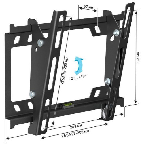 Кронштейн HOLDER LCD-T2627-B черный