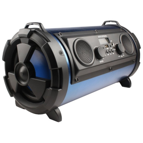 Минисистема Hyundai H-MC200 черный/синий