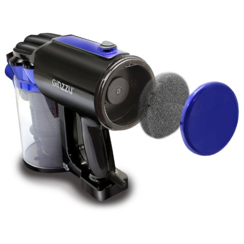 Пылесос Ginzzu VS117 черно/серый