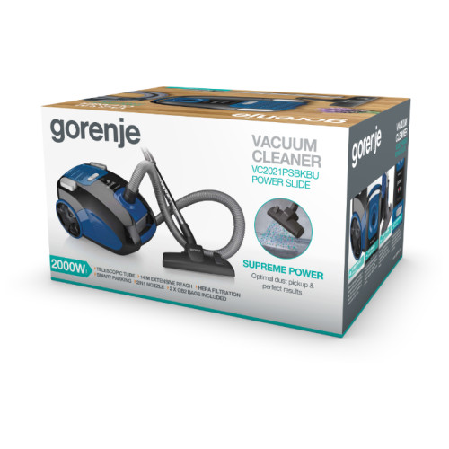 Пылесос Gorenje VC2021PSBKBU