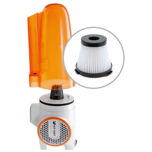 Пылесос KITFORT КТ-523-2 белый/голубой