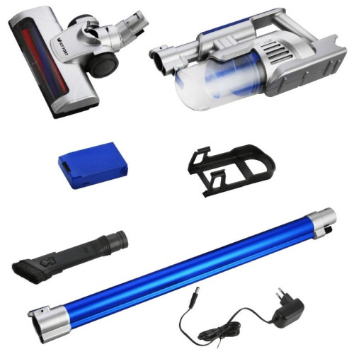 Пылесос KITFORT КТ-536-3 серебристый/синий