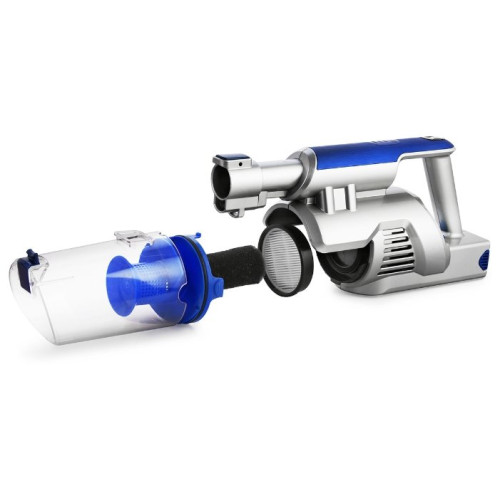 Пылесос KITFORT КТ-536-3 серебристый/синий