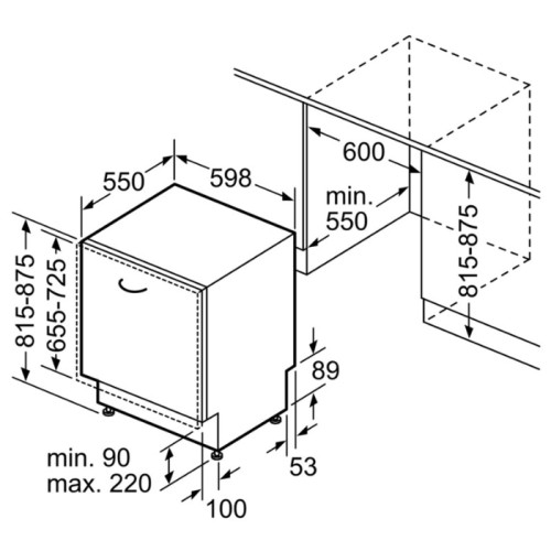 Посудомоечная машина Bosch SMV65X00RU
