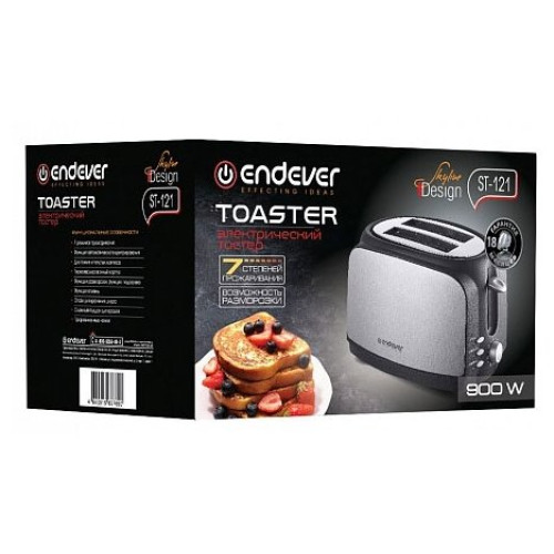 Тостер Endever Skyline ST-121 стальной