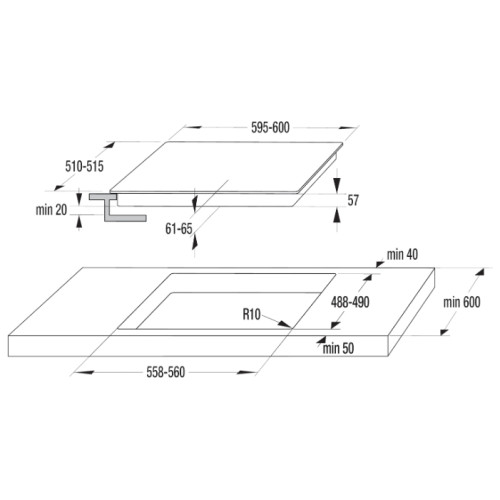 Варочная поверхность Gorenje IT635ORAB черный