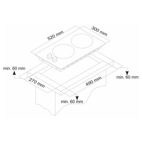 Варочная поверхность Simfer H30V20M411