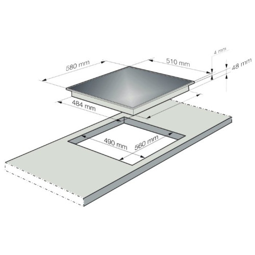 Варочная поверхность Korting HI 64021 B