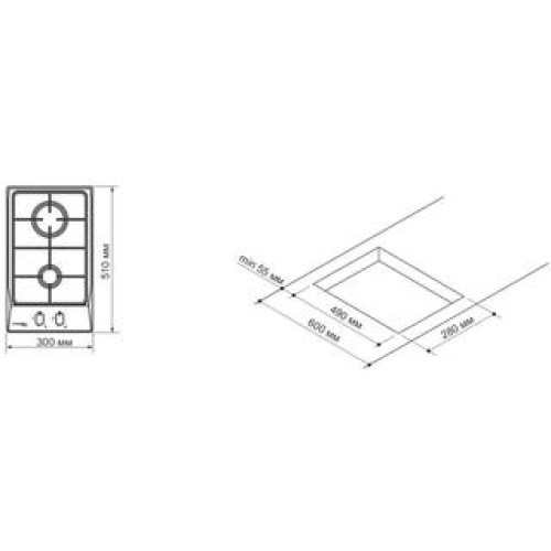 Варочная поверхность PYRAMIDA PFX 320 INOX