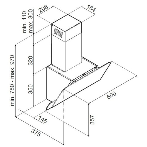 Вытяжка Maunfeld Dream 60 Glass White