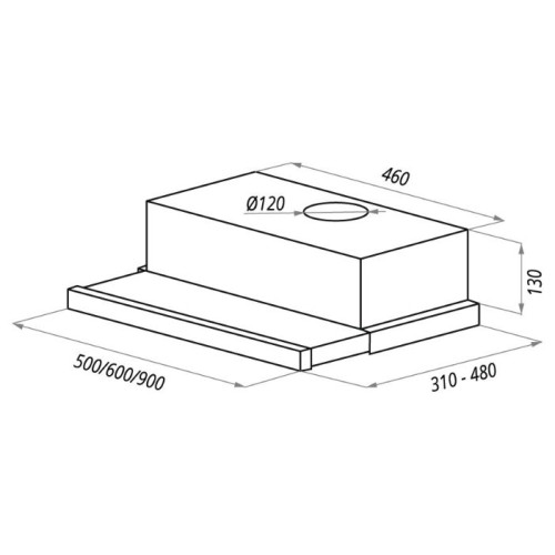 Вытяжка Maunfeld VSH 60 BEIGE