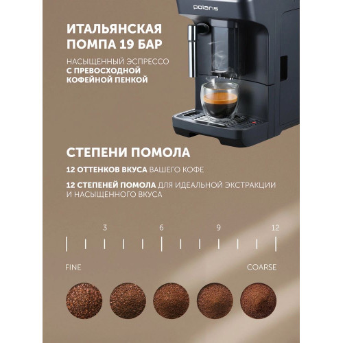 Кофемашина POLARIS PACM 2048SW черный