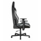 Кресло DxRacer OH/DL23/NW PU чёрно-белое