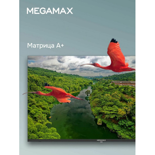 Телевизор MEGAMAX 43MG11USM черный