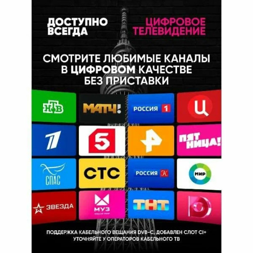 Телевизор SoundMax SM-LED24M05 DLED черный