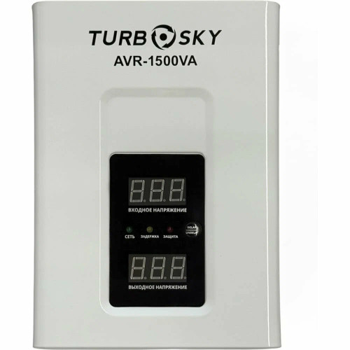 Стабилизатор напряжения Turbosky AVR-1500VA черный