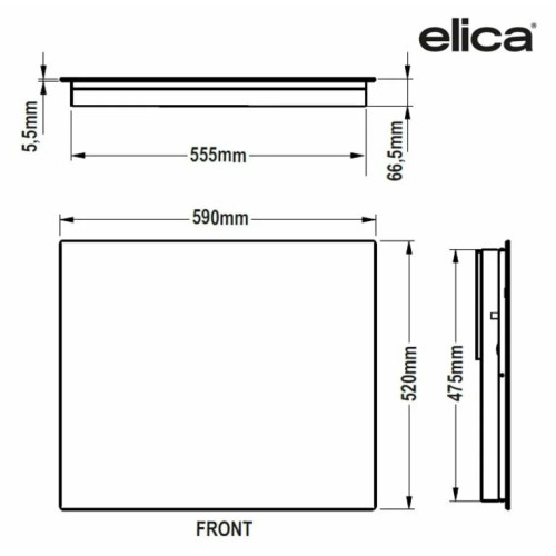 Варочная поверхность Elica Primis 604 Raw черный