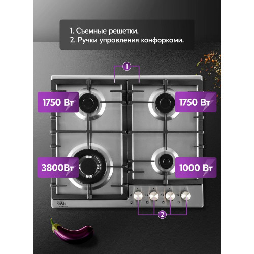 Варочная поверхность OASIS P-MNRT