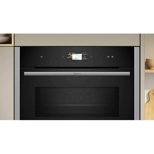 Духовой шкаф Neff C24MS31N0 черный/нерж