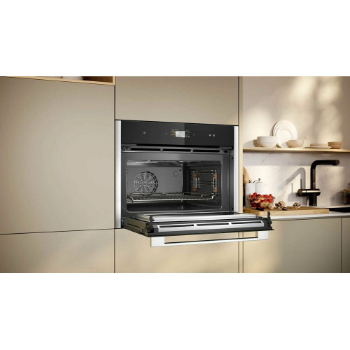 Духовой шкаф Neff C24MS31N0 черный/нерж
