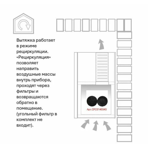 Вытяжка JET AIR Plane Lux BL/A/52