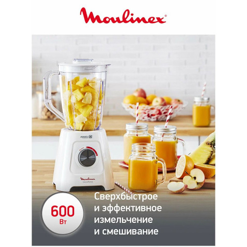 Блендер стационарный Moulinex Blendforce LM42Q110 белый