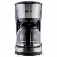 Кофеварка капельная Domfy metal DSM-CM301 черный/серебристый