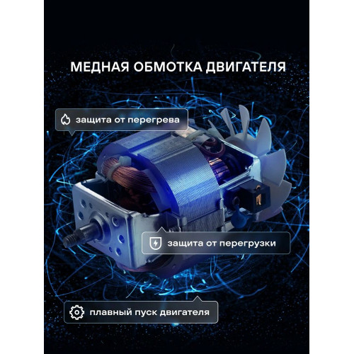 Миксер планетарный Rondell RDE-PM450 титановое серебро