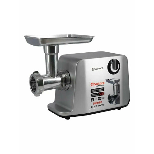 Мясорубка электрическая Sakura SA-6426 Professional серый