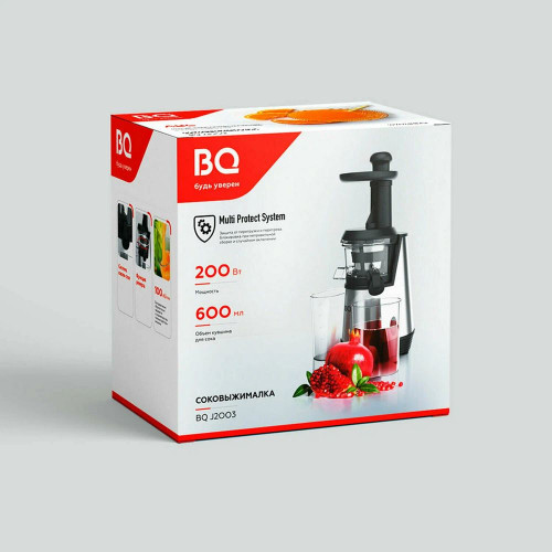 Соковыжималка BQ J2003 чёрный/стальной