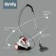 Пылесос Domfy DSC-VC505 белый/красный