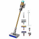 Пылесос вертикальный Dyson V12S Detect Slim Submarine  золотой/серый металлик