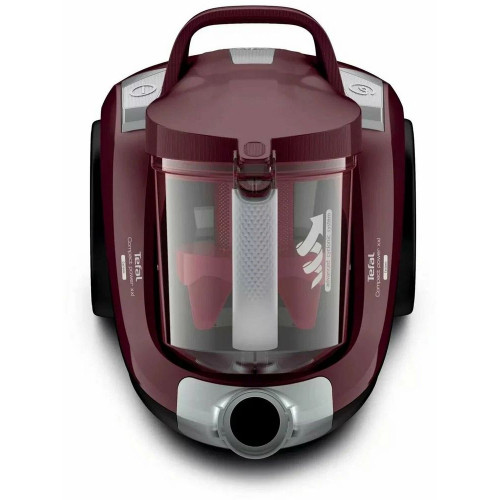 Пылесос Tefal Compact Power XXL TW4873EA малиновый/черный